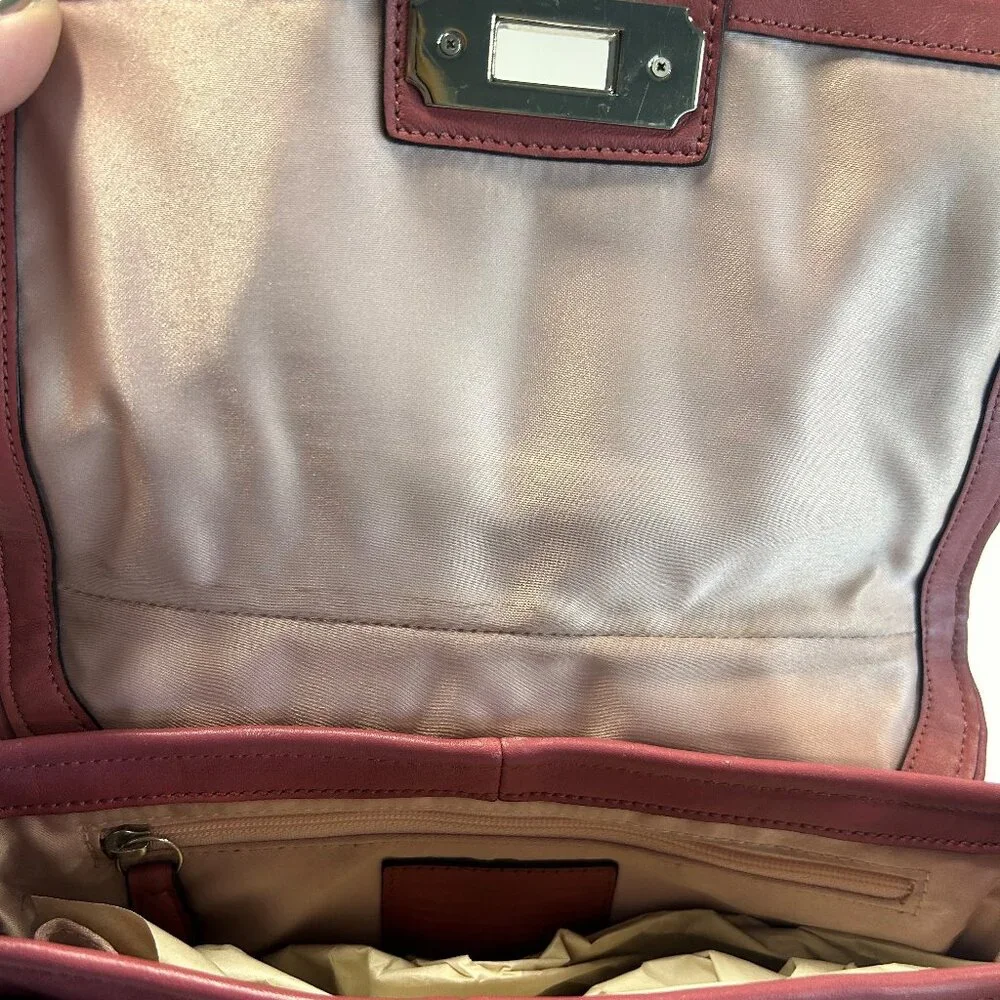 Coach Antique Rose Chelsea Adjustable Chain Purse with Scarf Included - Picture 8 of 11